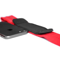 1Đôi Dây kéo lưng Aolikes 7635 đỏ có đệm Lifting Straps Đai quấn cổ tay tập kéo lưng xô nâng tạ ck11