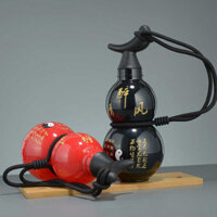 1E Tân Trung Quốc Quốc Phong Thái Cực Hồ Lô Ấm Nước Dung Lượng Lớn Lưới Hồng Hắc Th