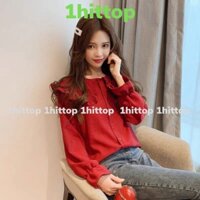 {1hittop} Áo sơ mi nữ cổ bèo loại 1 aobabydoll