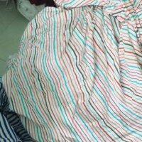 1k sọc  và 1k dập gân vàng nhạt chị bùi thảo