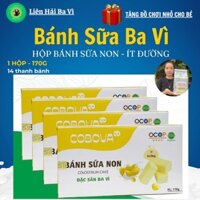 1Kg ( 6 Hộp 170g /1 hộp ) Bánh Sữa Ba Vì Vị Sữa Non Con Bò Vàng Đóng Hộp Thơm Ngon Đặm Vị Sữa