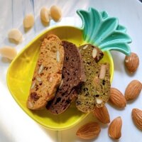 1kg Biscotti Lộc Lá Healthy vị Ca Cao ,7 loại ngũ cốc không đường, không chất bảo quản, 100% từ lúa mạch