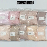 [1.kg] Bột đắp móng mỹ 5in1 màu CLEAR-WHITE-PINK-OMBRE đắp hoa, bột nhúng, đắp móng