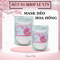 [1kg] Bột Mặt Nạ Mask Dẻo Hoa Hồng - Bột Nạ Dưỡng Sáng, Mịn, Ngừa Lão Hoá Da - Hàng Loại 1 Cao Cấp Chuyên Dùng Cho Spa
