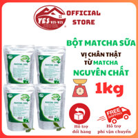 1kg Bột Matcha sữa tiện lợi hòa tan Yeswinwin 3in1 Matcha 4 gói 250g Yeswinwin Matcha