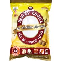 1kg Bột mì Baker Choice số 13  Bột mì làm bánh mỳ Bột làm bánh chuyên dụng để làm các loại bánh mì vỏ cứng giòn như bánh mì làm đế bánh pizza