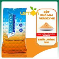 1Kg Bột phô mai lắc gà rán, khoai chiên, bắp rang - Bột phô mai mặn VEROZYME hàng Malaysia