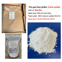 1kg bột thạch cao Nhật Bản tinh khiết 99,6% tạo đông đậu hũ đậu phụ (Made in Japan)