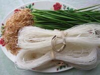 1Kg Bún khô Phú Thọ, mì gạo sợi dai nhỏ trắng nấu không bị nát làm từ làng nghề bún gạo truyền thống