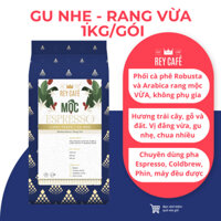 1KG Cà Phê Rang Mộc Espresso LIGHT Taste MEDIUM Roast (Robusta & Arabica Coffee Blend) - Phin/Máy/Coldbrew -Rey Cafe