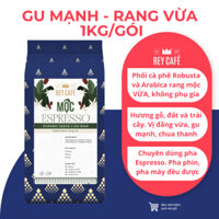 1KG Cà Phê Rang Mộc Espresso Strong Taste Medium Roast (Robusta & Arabica Coffee Blend) - Phin/Máy/Coldbrew -Rey Cafe