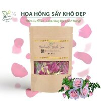 1Kg Cánh Hồng Pháp Sấy Giữ Nguyên Màu, Thơm