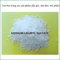 1Kg Chất tạo bọt SLS, Sodium Lauryl Sulfate, Nguyên liệu làm dầu gội, hóa mỹ phẩm, nước lau sàn