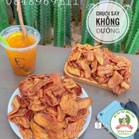 1KG chuối sấy không đường gia lai loại ngon| Ăn vặt bé Cam - Đồ Ăn Vặt Hà Nội