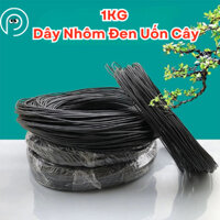 [1KG] Dây Nhôm Đen uốn cây cảnh, cây bon sai LOẠI 1 mềm dẻo, không nứt gãy, đủ mọi kích cỡ