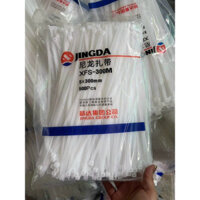 1kg dây thít, dây rút, lạt nhựa các loại- màu trắng