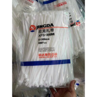 1kg dây thít, dây rút, lạt nhựa các loại- màu trắng