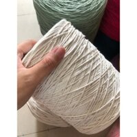 1kg dây thừng thắt macrame kem size 2mm (video và ảnh thật)