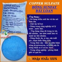 1kg - Đồng sunfat CuSO4 (Đài loan ) cắt rong rêu tảo ,trị nấm cá # CuSO4 1kg