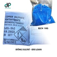 1KG ĐỒNG SUNFAT CuSO4 [ĐẠT CHUẨN] - DIỆT RÊU TẢO HỒ BƠI, SÁT KHUẨN, DIỆT KÝ SINH TRÙNG TRONG NUÔI TRỒNG THỦY SẢN