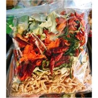 1KG DƯA MÓN KHÔ COMBO 5 LOẠI_ ỚT, CÀ RỐT, ĐU ĐỦ, CỦ KIỆU, CỦ CẢI ( đặc sản Huế)