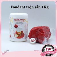 1Kg FONDANT TRỘN SẴN SNOWY- ĐỎ