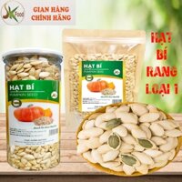 1kg hạt bí rang to đều chất lượng túi zip
