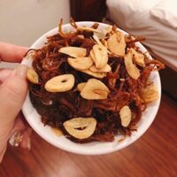 1Kg Heo khô cháy tỏi loại 1 (loại có giấy chứng nhận VSATTP) | Ăn vặt bé Cam - Thế Giới Đồ Ăn Vặt - Đồ Ăn Vặt Hà Nội