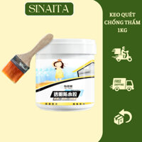 1kg Keo Chống Thấm Trong Suốt PURE Chống Dột Mái Tôn, Sàn Nhà SINAITA 9086