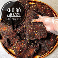 1KG KHÔ BÒ ĐEN 100% ƯỚT MIẾNG TO