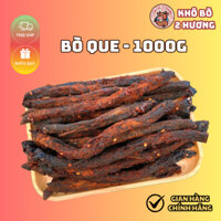 1KG Khô Bò Đen Dạng Que Mềm Dai Vừa Đủ, Snacks Tiện Lợi, Đồ Ăn Vặt | Khô Bò 2 Hương