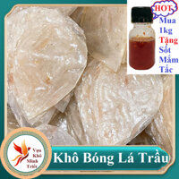 1kg Khô Cá Bóng Ép Lá Trầu Mới Loại Đặc Biệt Thơm Ngon- [Tặng Kèm Sốt Tắc Chua Cay] ĐẶC SẢN MINH TRIẾT