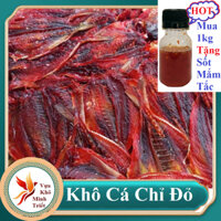 1kg KHÔ CÁ NGÂN CHỈ ĐỎ  SIÊU TO THƠM NGON- [Tặng Kèm Sốt Tắc Chua Cay] Vựa Khô Minh Triết