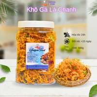 1KG KHÔ GÀ CAY LÁ CHANH-SAIGONFOOD