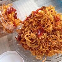 1KG KHÔ GÀ LÁ CHANH XÉ CAY LOẠI 1