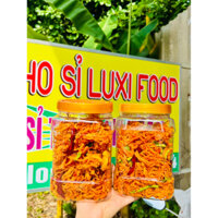 1kg KHÔ GÀ LÁ CHANH XÉ CAY LOẠI NGON ĐẶC BIỆT