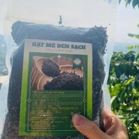 1kg Mè đen rửa sạch, hạt sống. Vừng đen trồng tại Bình Thuận, hạt nhỏ, thơm