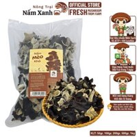 1kg Nấm Mèo (Mộc Nhĩ) Khô Nguyên Miếng Giòn Ngon - Nông Trại Nấm Xanh