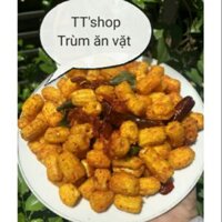 1kg Nui sấy khô Bò sa tế xốc lá chanh siêu ngon