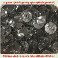 1Kg Núm Vặn Cho Bếp Gas Công Nghiệp ~ Khoảng 60 Chiếc (Lỗ Cốt Thẳng Ø 8mm)