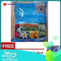 1Kg Phân NPK cao cấp có bổ sung hữu cơ cá - Chuyên dùng cho hoa cây kiểng bonsai và các loại cây hoa màu khác tặng 1 gói KNO3 + Bo 200gr đặt biệt.