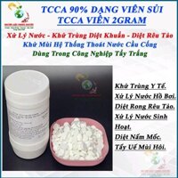 1kg TCCA 90, Clo Viên 2gram Xử lý Nước Hồ Bơi Nước Sinh Hoạt, Diệt Tảo Rong Rêu, Khử Trùng Nhà Cửa