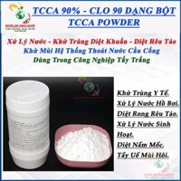 1kg TCCA Bột, Clo 90 Diệt Tảo Rong Rêu, Xử Lý Nước Hồ Bơi, Khử Trùng Nước Sinh Hoạt, Nhà Cửa