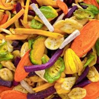 1KG THẬP CẨM RAU CỦ QUẢ SẤY GIÒN