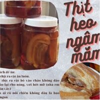 1kg Thịt Heo ngâm nước mắm thịt tươi  ngon _hơn 1 kg không tính nước - nhà làm (đặc sản Huế)