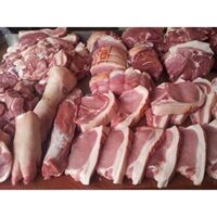 1kg thịt lợn sạch không cám cò