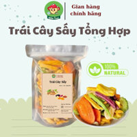 1kg Trái Cây Sấy Thập Cẩm  Đặc sản Đà Lạt , nguyên miếng, hàng xuất khẩu, Túi Zíp | Nấm Food VN