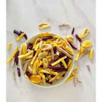 1KG Trái cây thập cẩm sấy (hàng nguyên) - mít, khoai lang, khoai môn và chuối sấy