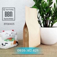 1kg túi giấy Kraff - MPET 4 biên size 14*41cm