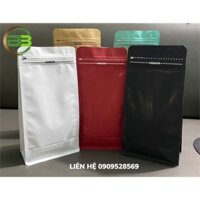 1kg túi zipper 8 cạnh đáy đứng loại 1kg chuyên đựng cà phê BaBiCa
